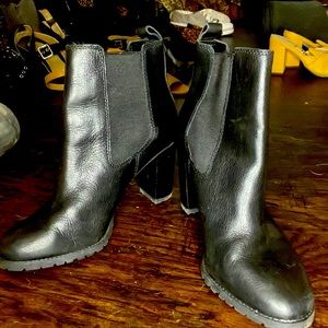 Antonio Melani, Black Heel Boots, 6.5 US